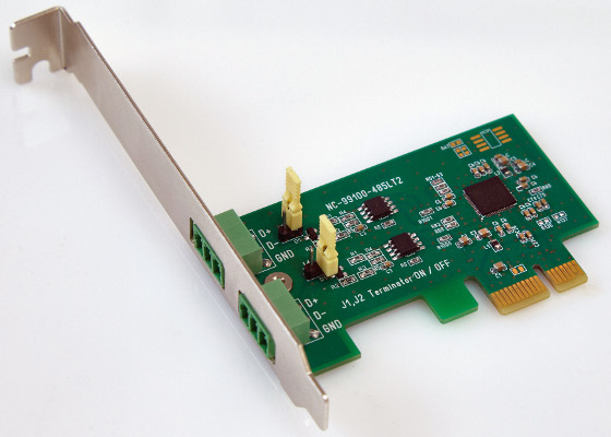 Платы промышленных интерфейсов RS-485 и RS-422